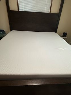 Purple king size mattress