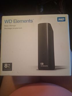 WD Elements 8tb storage