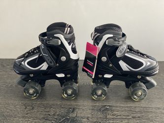 Kids Light Up Roller Skates - Adjustable