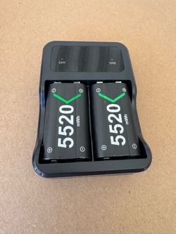 Dual Channel Battery Charger with Two 5520mWh Batteries