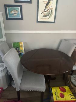 Table and chairs