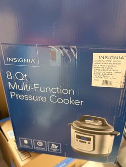 Insignia 8 qt multi function pressure cooker