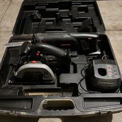 Cordless Saw Set With Case