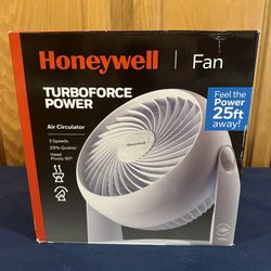 Honeywell - HT-904 - TurboForce Tabletop Air Circulator Fan - White
