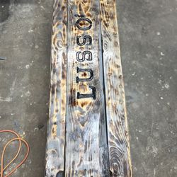 Rustic Costume Waiting Bench Or Garage Cave 