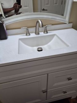 New Bathroom Vanity ceramic sink Top