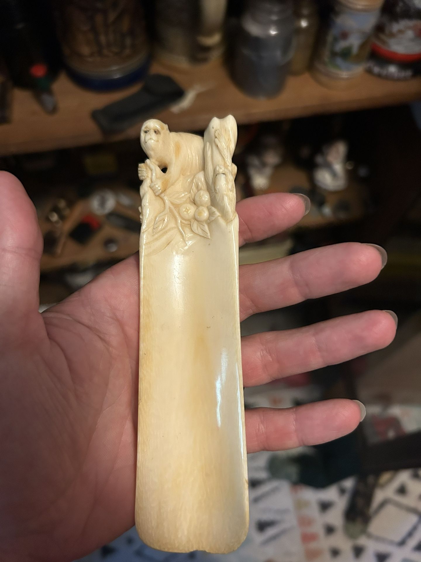 Ivory Shoe Horn.