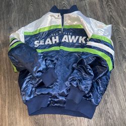Men Seattle Seahawks Jacket Size L 