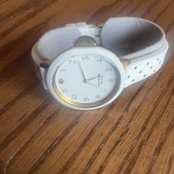 Kate Spade White Polka Dot Silicone