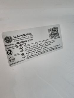 GE Appliances Refrigerator Model GTE16DTNFRWW