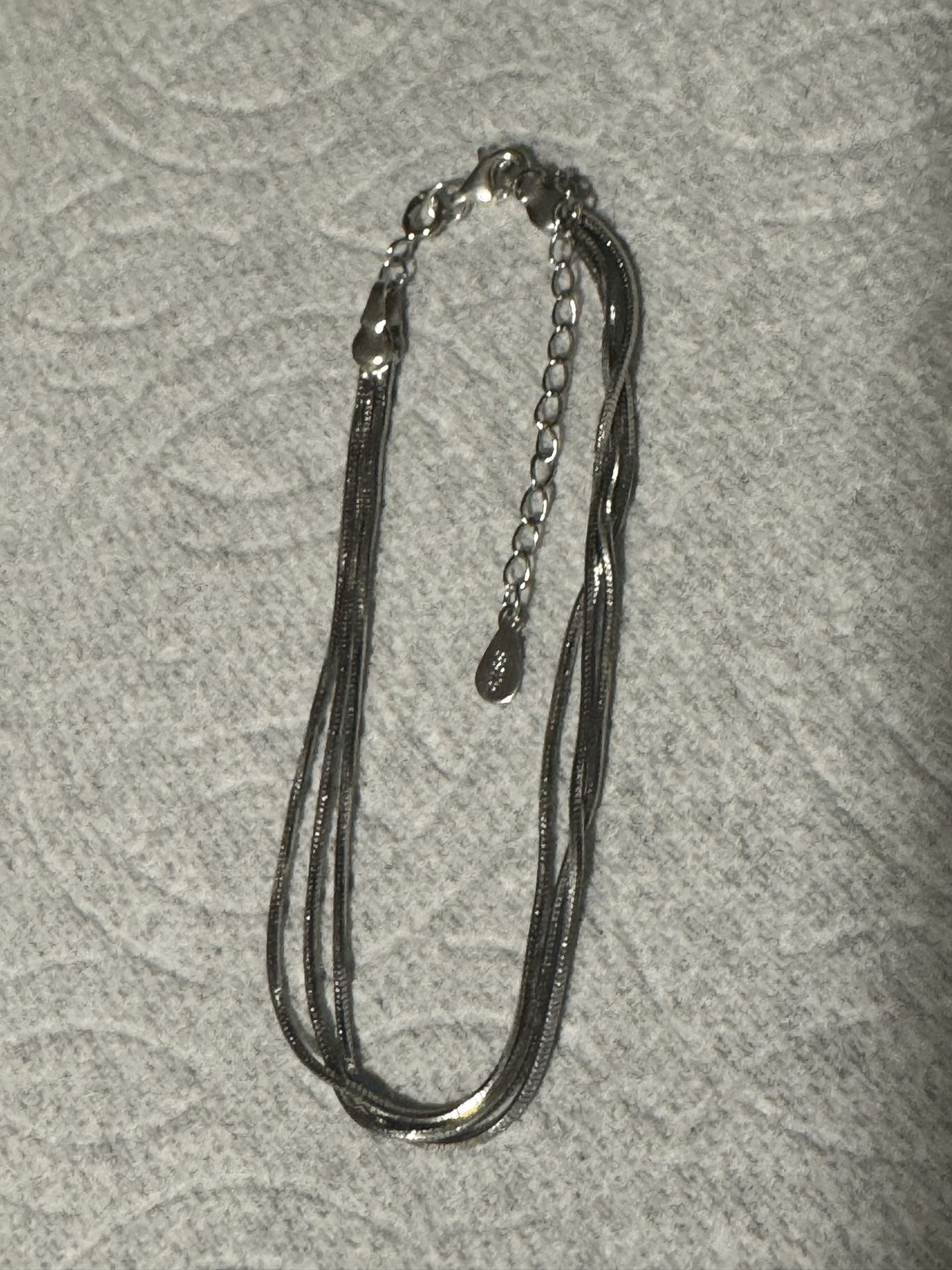 Sterling Silver 3-Strand Bracelet β S925 Snake Chain