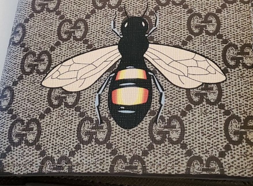 Gucci Bee Print Wallet