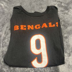 Women’s NFL Cincinnati Bengals Burrow Shirt Size Large 