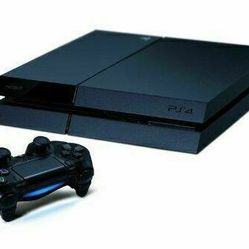 PS4 With 2 Controllers And A Charger All Cords Included For PS4