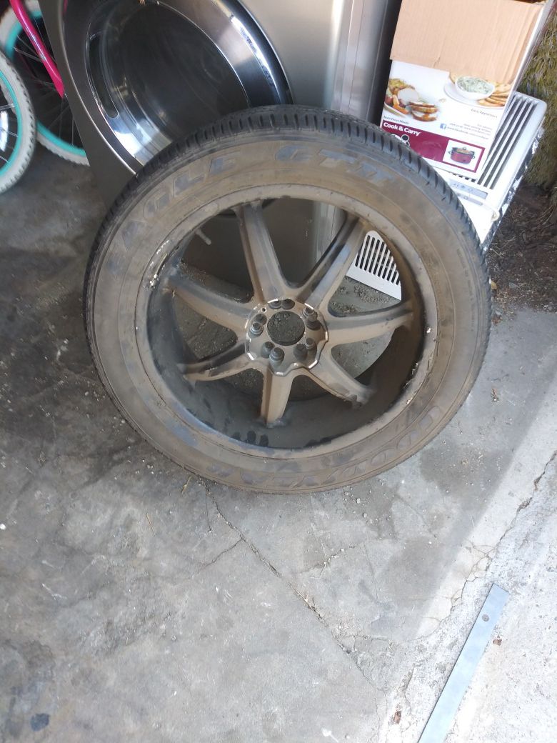 20 inches rim and tire
