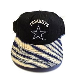 Vintage Dallas Cowboys Hat Cap Snap Back Mens One Size Multi NFL Football Zubaz