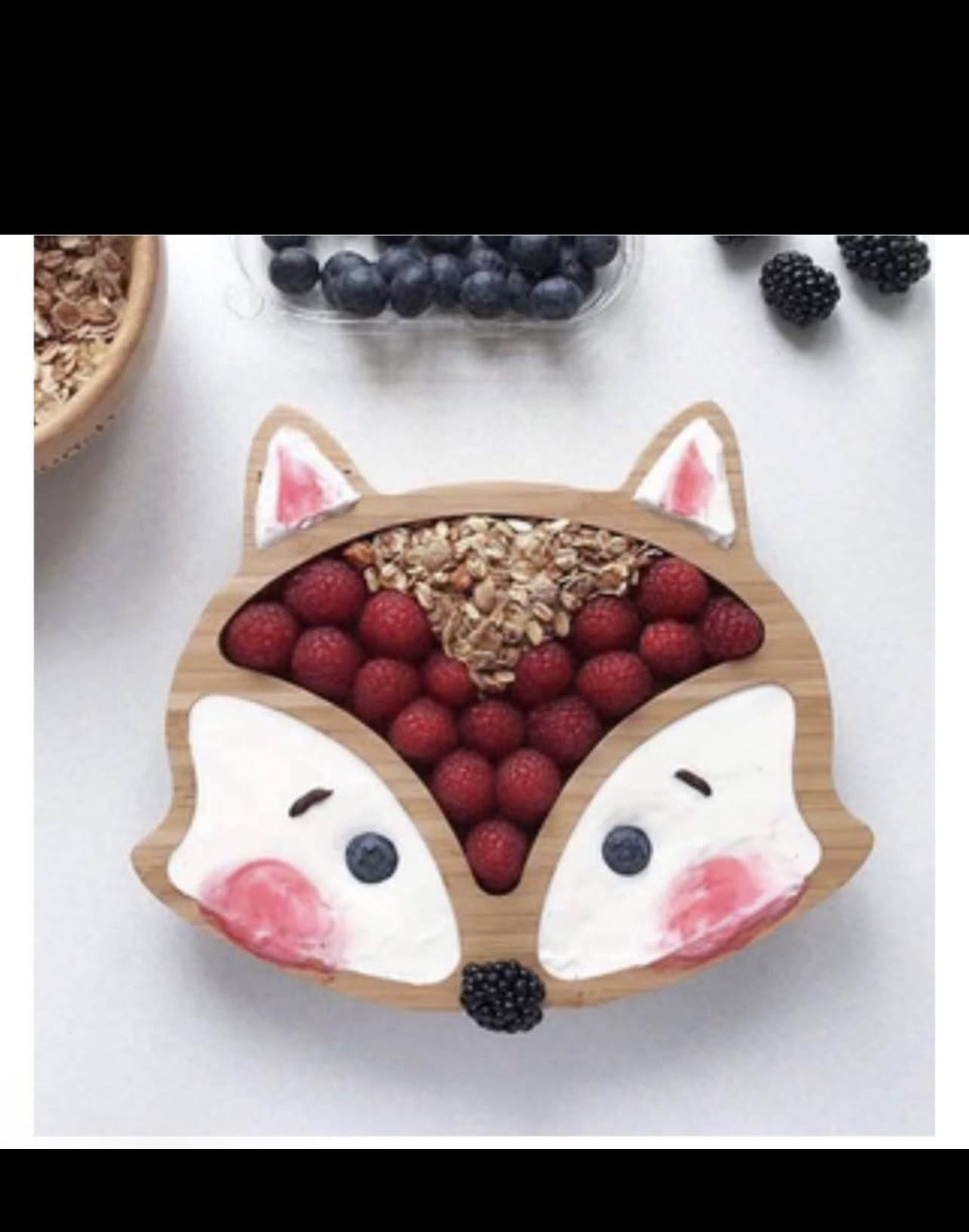 Bamboo baby/toddler plate