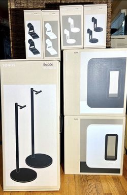 Sonos Stands For Era 300 (Black)   Brand New!!  2 Stands.