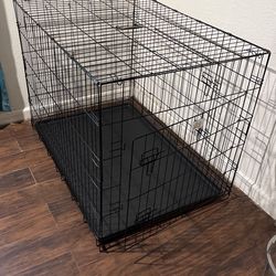 Large Dog Cage 42” W x 28” x 30” H Brand New
