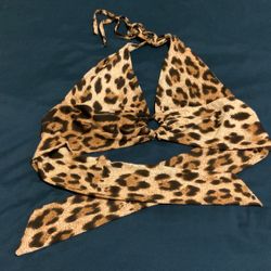 Animal Print Halter Top