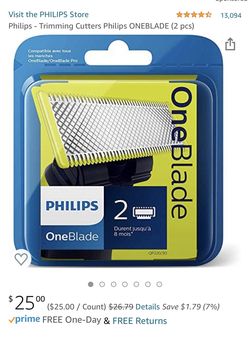 Philips - Trimming Cutters Philips ONEBLADE (2 pcs)