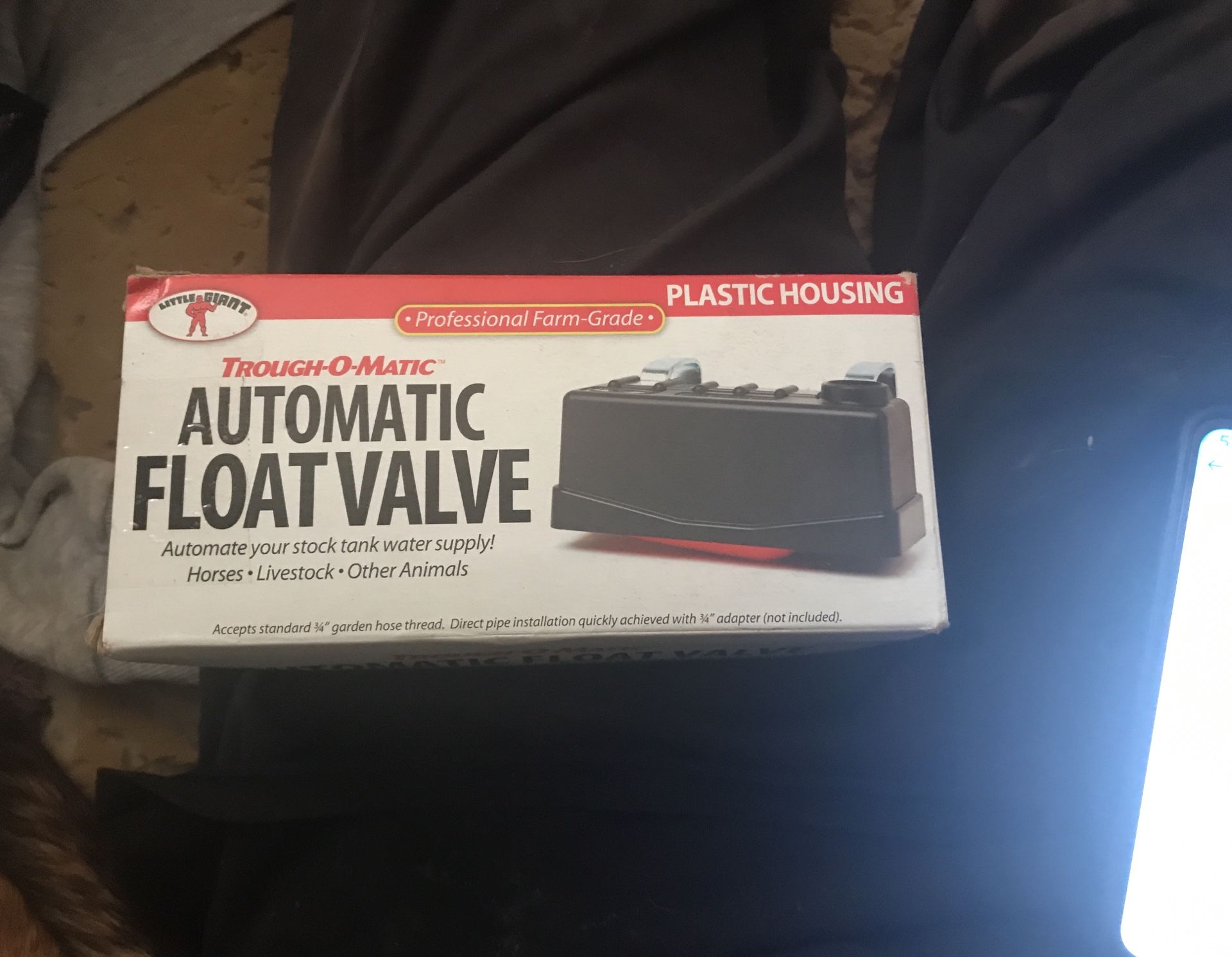 Stock Tank Water Supply Valve