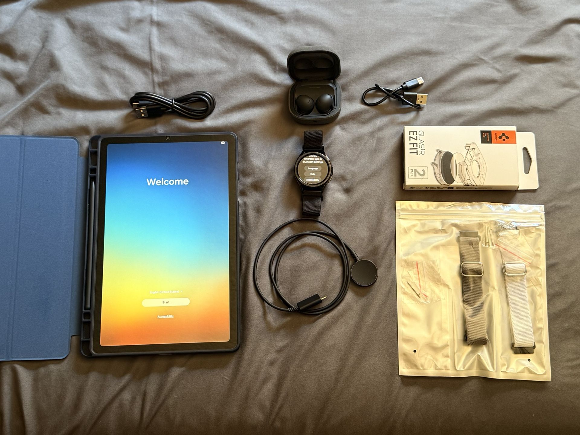 Samsung Galaxy Watch6 Classic, Galaxy Buds2 Pro, and Tab S6 Lite w/ S Pen Bundle