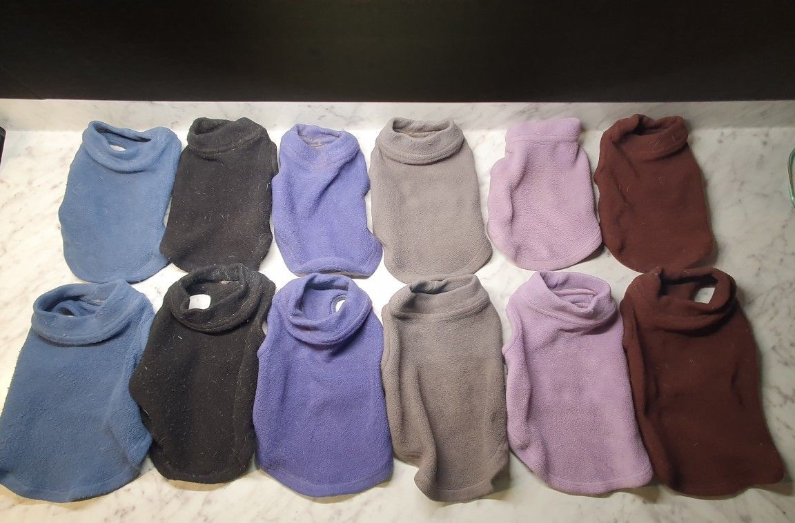 Gooby Stretch Fleece Dog Vests & Reindeer Outfit