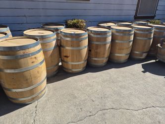 French oak bourbon barrels