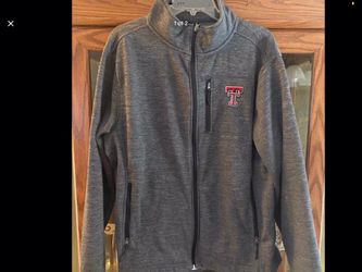 Mens Texas tech zip up jacket