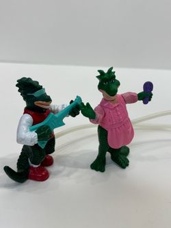 Dinosaurs Dino-Motion Robbie & Fran Sinclair Figure Lot-Vintage McDonald’s