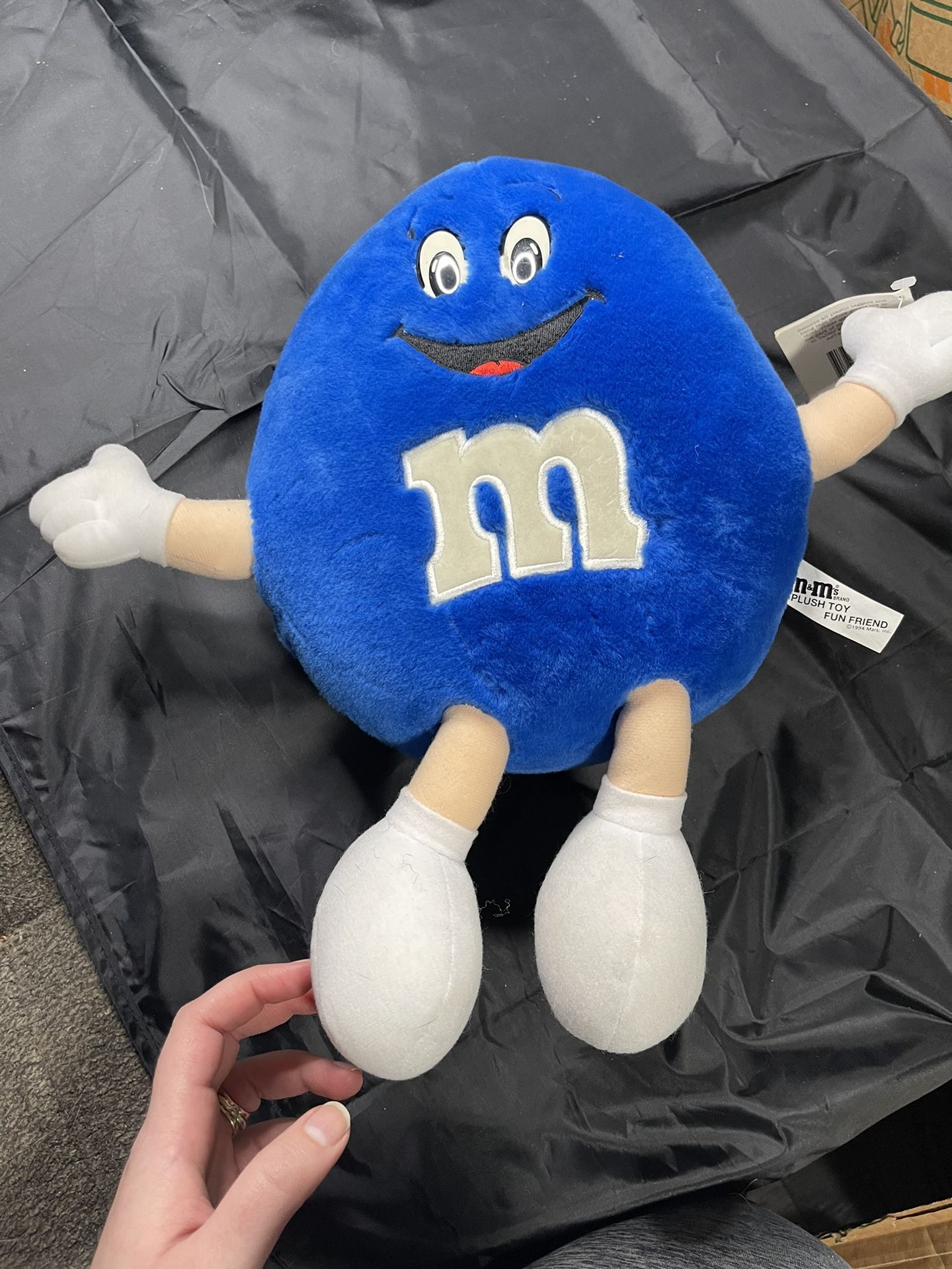 New With Tags 1994 Mars M&M blue Candy Fun Friend Plush Toy 15 New With Tags 1994 Mars M&M blue Candy Fun Friend Plush Toy 15