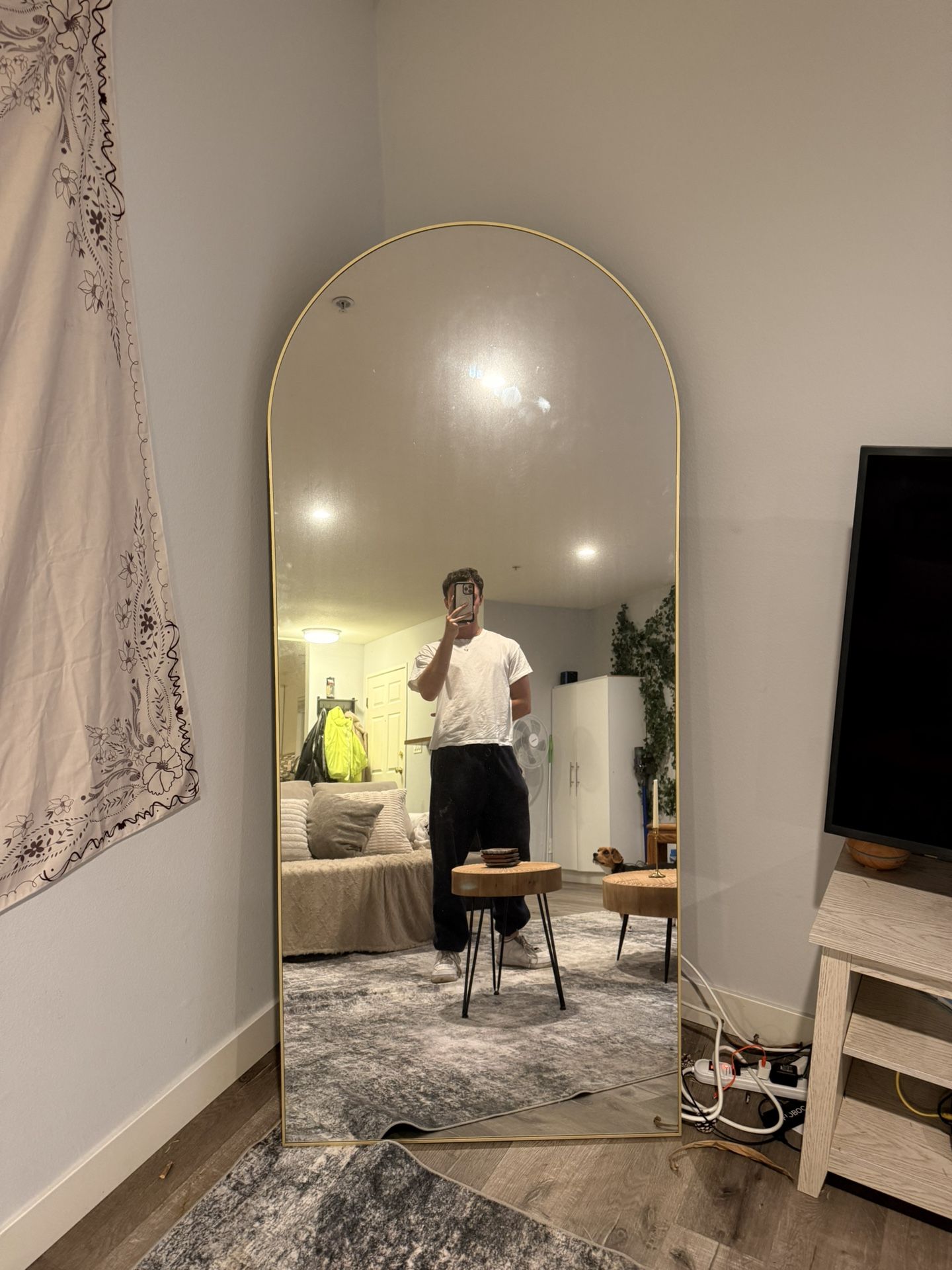 Golden Barn Mirror