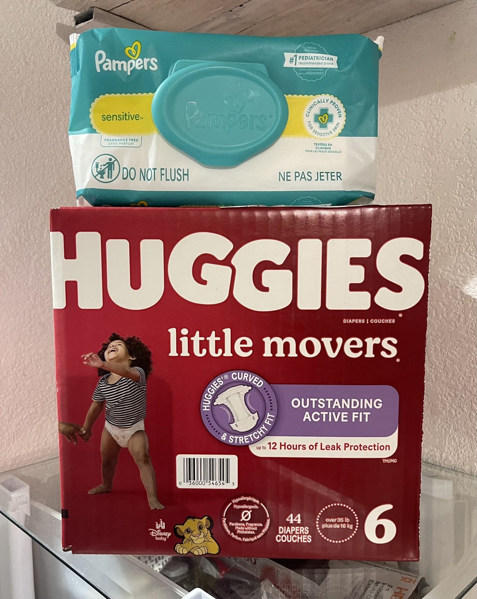 Huggies & Pamper Wipes
