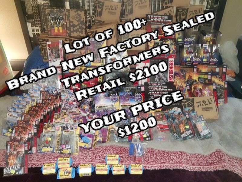 100 + Transformer Lot Factory Sealed Boxes