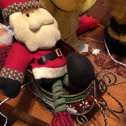 Santa door Hanger And Sleigh