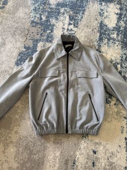 Leather jacket size large