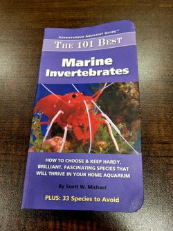 Saltwater Reef Book 101 Best Invertebrates 