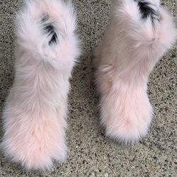 Real Fur Boots 7-8