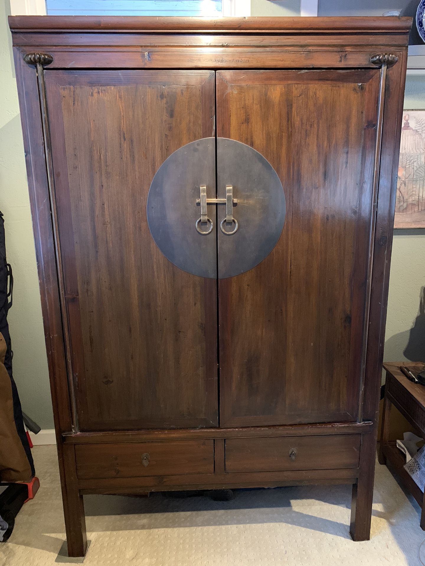 Vintage Chinese armoire/wedding cabinet