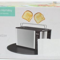 ikich by Homasy 4-Slice Stainless Steel Toaster, Model CP144A