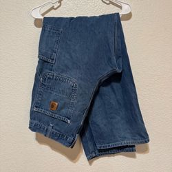 Vintage Carhartt Loose Fit Baggy Carpenter Jeans RN# 14806