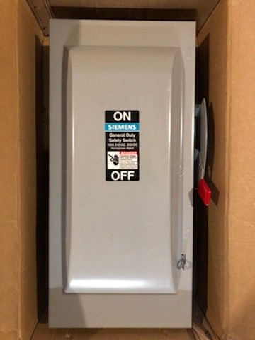 Siemens 100amp 3pole Fused Disconnect