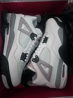 Jordan 4 white cement