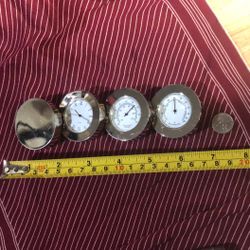 Desk Clock Thermometer Hygrometer