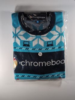 Google Chromebook XL Men’s Winter Sweater Employee Merch Swag Exclusive
