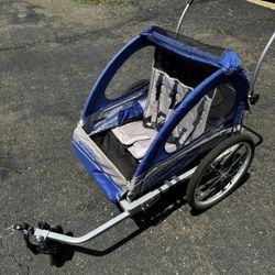 Schwinn 2 Seater Jogger Bike Trailer Stroller
