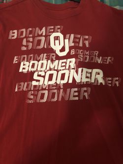Oklahoma Boomer Sooner Dri-Fit Nike Shirt Size L