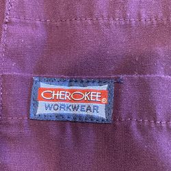 Eggplant Purple Scrub Set Mens XL