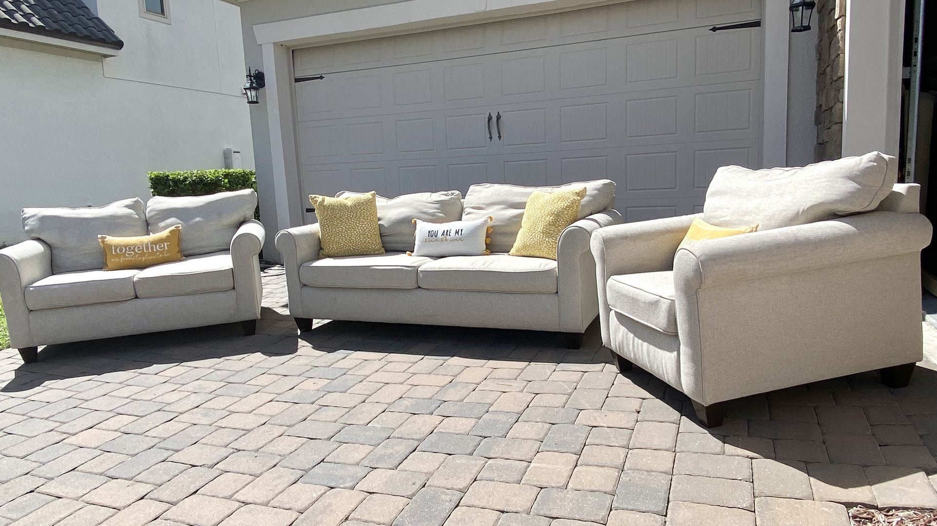 3 Piece Sofas Set